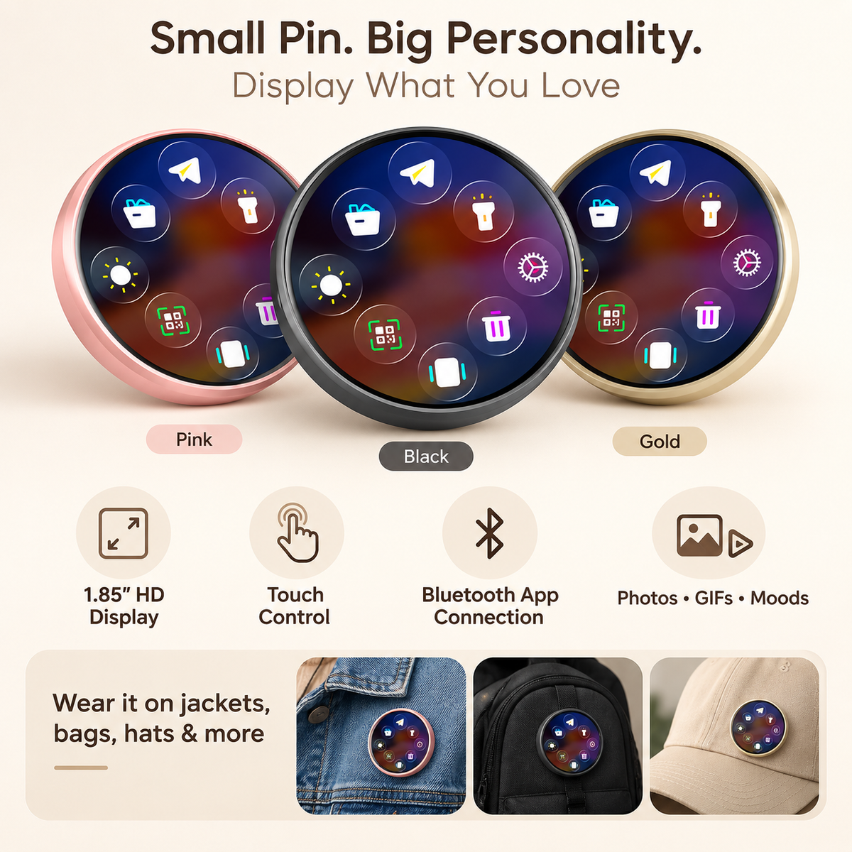 Orriva Custom Digital Display Pin
