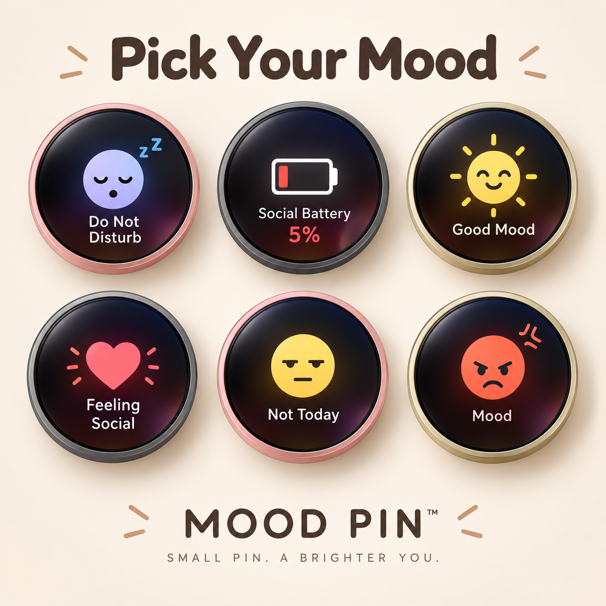 Orriva Mood Pin
